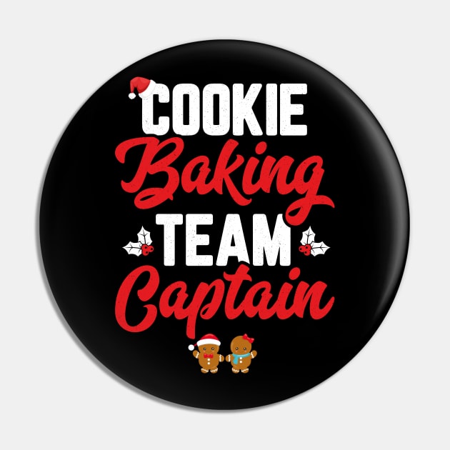 Cookie Baking Team Captain Women Funny Matching Family Christmas Pin by trendingoriginals