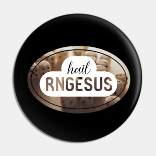 Rng Rngesus Funny Dice Table Top RPG Pin