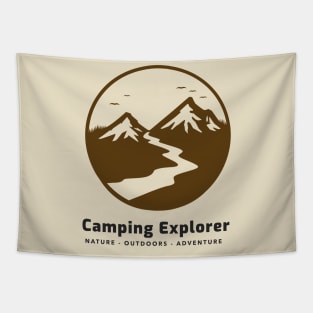 CAMPING EXPLORER NATURE -  OUTDOORS -  ADVENTURE Tapestry