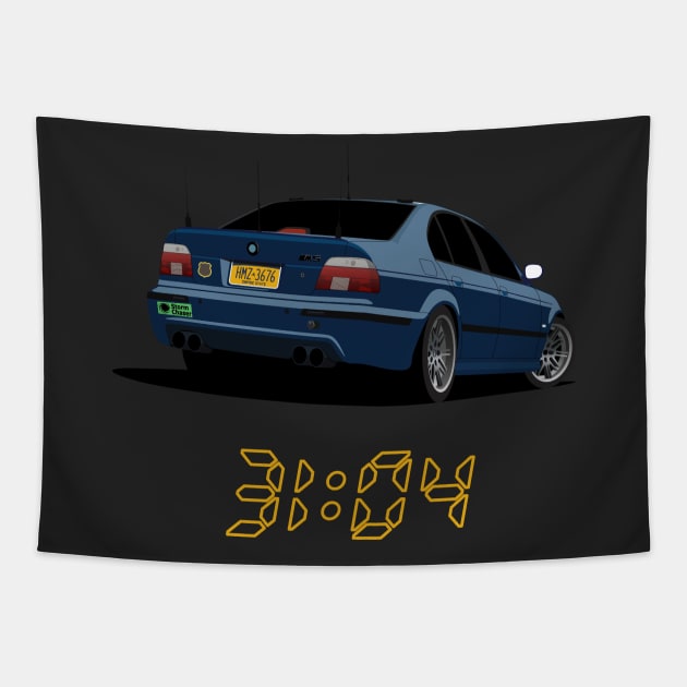 Storm Chaser E39 Tapestry by AutomotiveArt