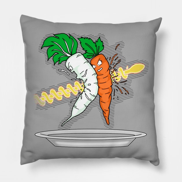 Makanko-salad!!! Pillow by Fra_Stiller