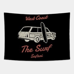 West Coast-The Surf Safari Tapestry