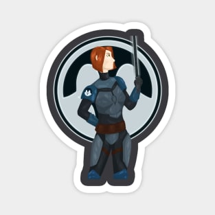 Bo Katan with Darksaber Magnet