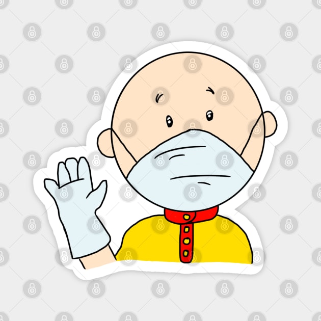 Quarantine Caillou Magnet by BrittXJoe