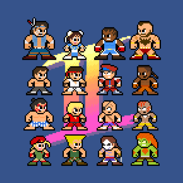 8bit Super Street Fighter II by 8-BitHero