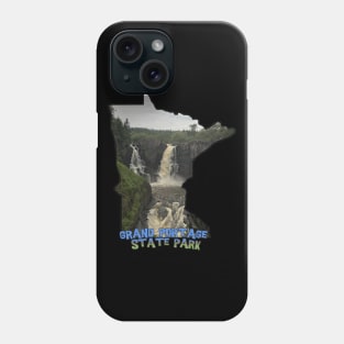 Minnesota Outline (Grand Portage State Park) Phone Case