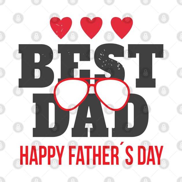 Best Dad Happy Father's Day Funny Gift Father's Day by DonVector