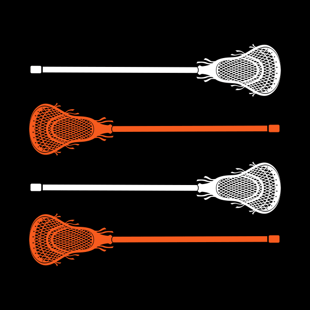 Lacrosse Stick by Quotes NK Tees
