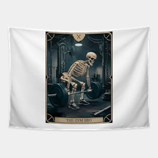 Funny Tarot Card Design : The Gym Bro Tapestry