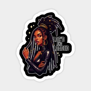 Loc'd and Loaded Natural Hair Magnet