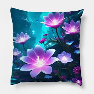 Beautiful fantasy flowers Pillow