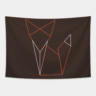 Origami Fox Tapestry