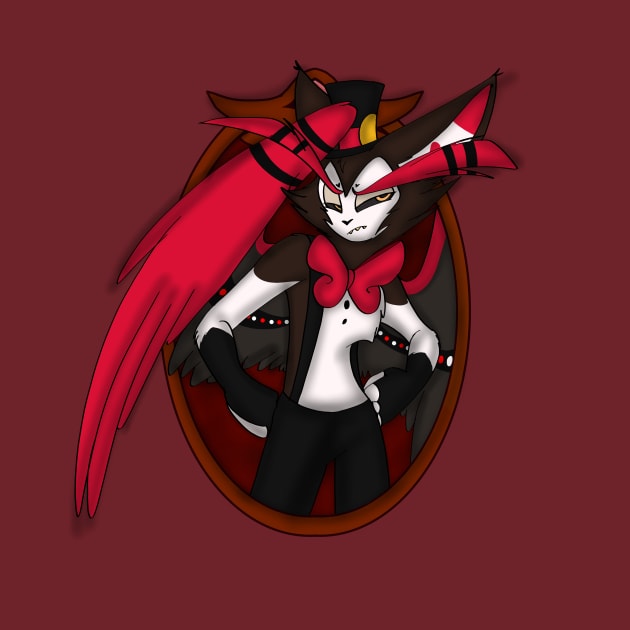 Hazbin Hotel Husk Portrait by Thehazbeansky1