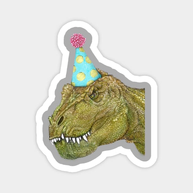 Party Dinosaur Magnet by ECMazur