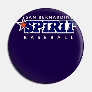 Defunct San Bernardino Spirit Baseball 1993 Pin