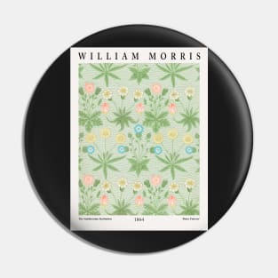 William Morris Exhibition Wall Art Morris Textile Design Daisy Pattern Floral Art Pin