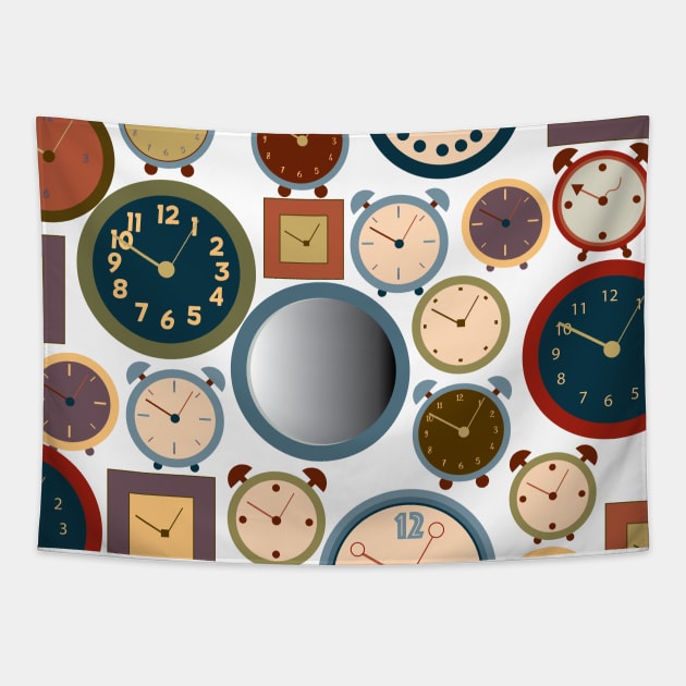 Clocks Tapestry by nickemporium1