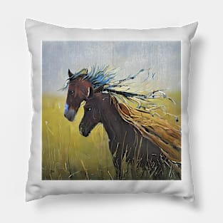 horse manes Pillow