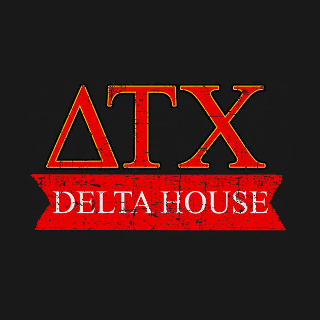 Delta Tau Chi Delta House, distressed Animal House TShirt