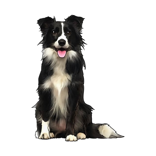 Border Collie Dog by whyitsme