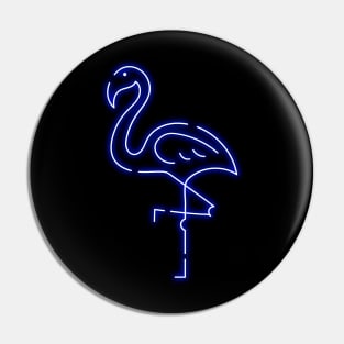 The Blue Flamingo edit Pin