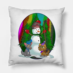 Canadian Christmas Pillow