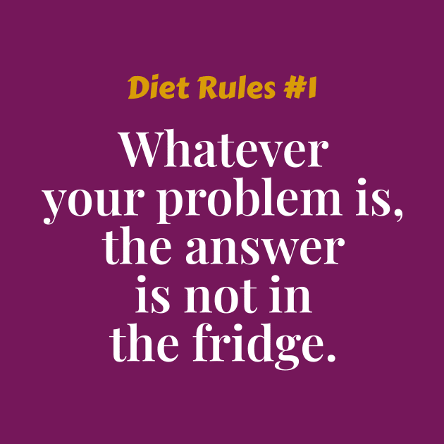 Diet Rules #1 by Ketogenic Merch