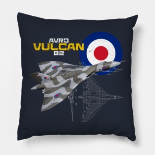 British Avro Vulcan B2 (dark) Pillow