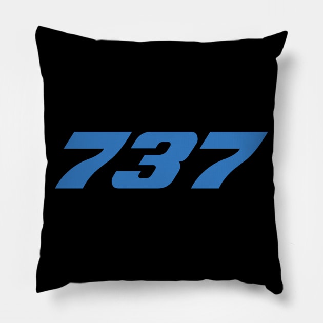 Boeing 737 Aircraft Pillow by Fly Buy Wear