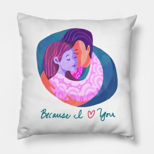 Couple's Embrace Pillow