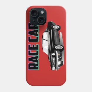 vintage race car black vintage collection Phone Case