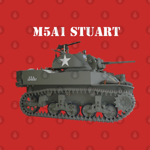 M5A1 Stuart white_txt by Toadman's Tank Pictures Shop