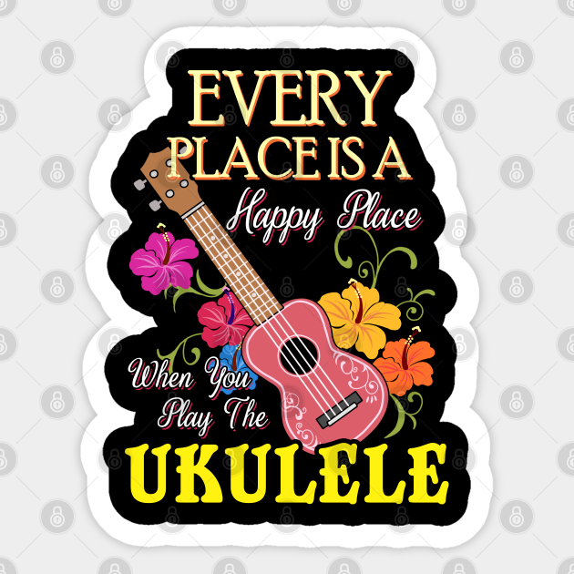Details about Gift For Ukulele Player Music Instrument Sticker Landscape Details about Gift For Ukulele Player Music Instrument Sticker Landscape