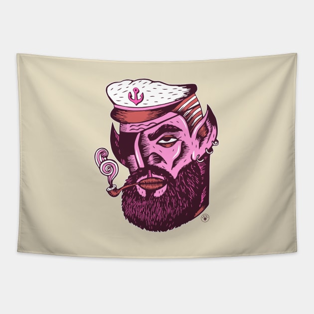 Pirate Elf 2.0 Tapestry by Super South Studios