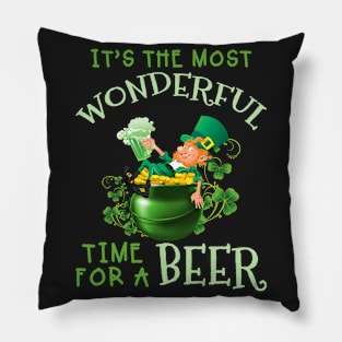 St Patrick_s Day It_s The Most Wonderful Time For Pillow