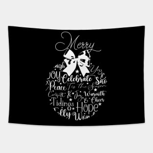 Merry Ornament in Light Font Tapestry