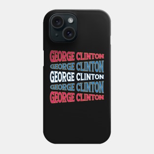 TEXT ART USA GEORGE CLINTON Phone Case