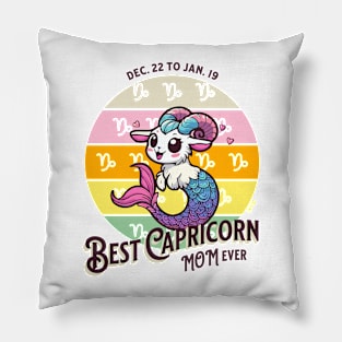 Best Capricorn Mom Ever Pillow