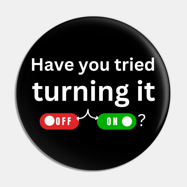 have you tried turning it off and on? Pin by ProLakeDesigns