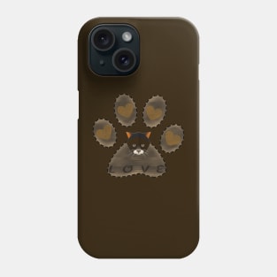 Love Paw cat Phone Case