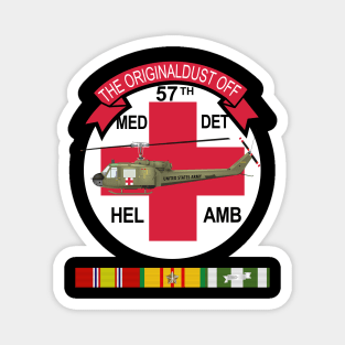 57th Medical Company - Orignial Dustoff - Vietnam w VN SVC Magnet