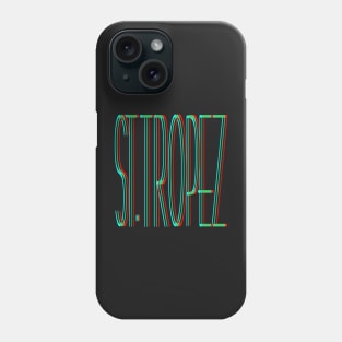 St. Tropez 3 color text Phone Case