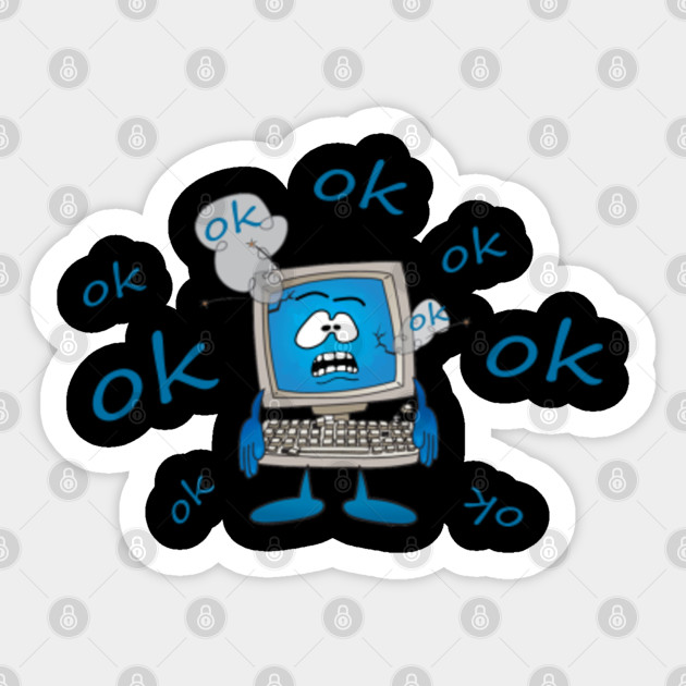 Radiohead Ok Computer Radiohead Sticker Teepublic