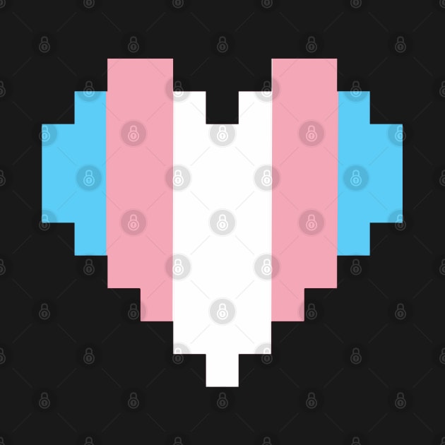 Transgender 8-bit Heart by TheUndeadDesign