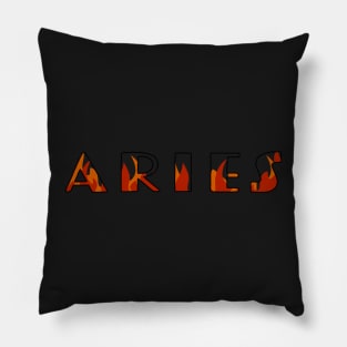 Aries Flames Pillow