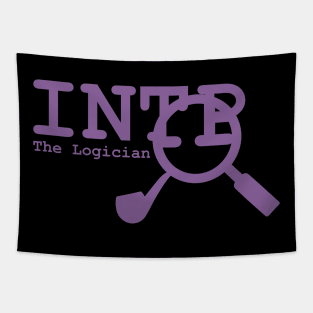 INTP The LOGICIAN MBTI types 2C Myers Briggs personality gift with icon Tapestry