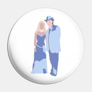 Britney Spears Double Denim Justin Timberlake Pin