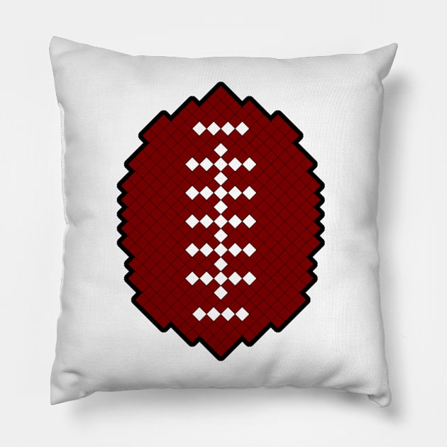 Rugby graphic design Pillow by MICRO-X