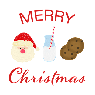 santa claus and cookies T-Shirt