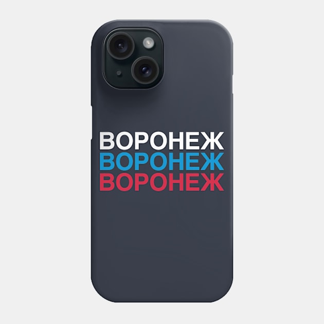 VORONEZH Russian Flag Phone Case by eyesblau